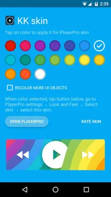 PlayerPro KK skin android App screenshot 10